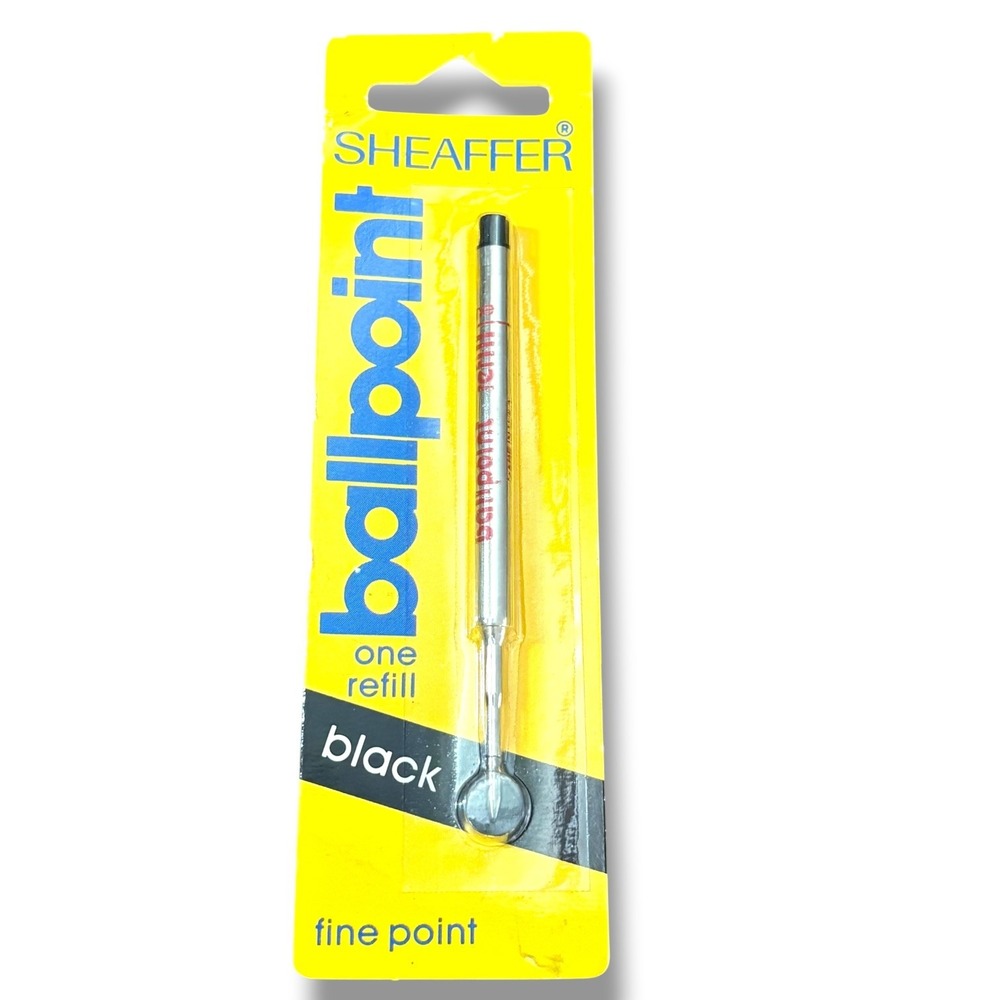 Sheaffer‎ Ballpoint Pen Refill Fine Point Black Ink 1 Pack 99334 New